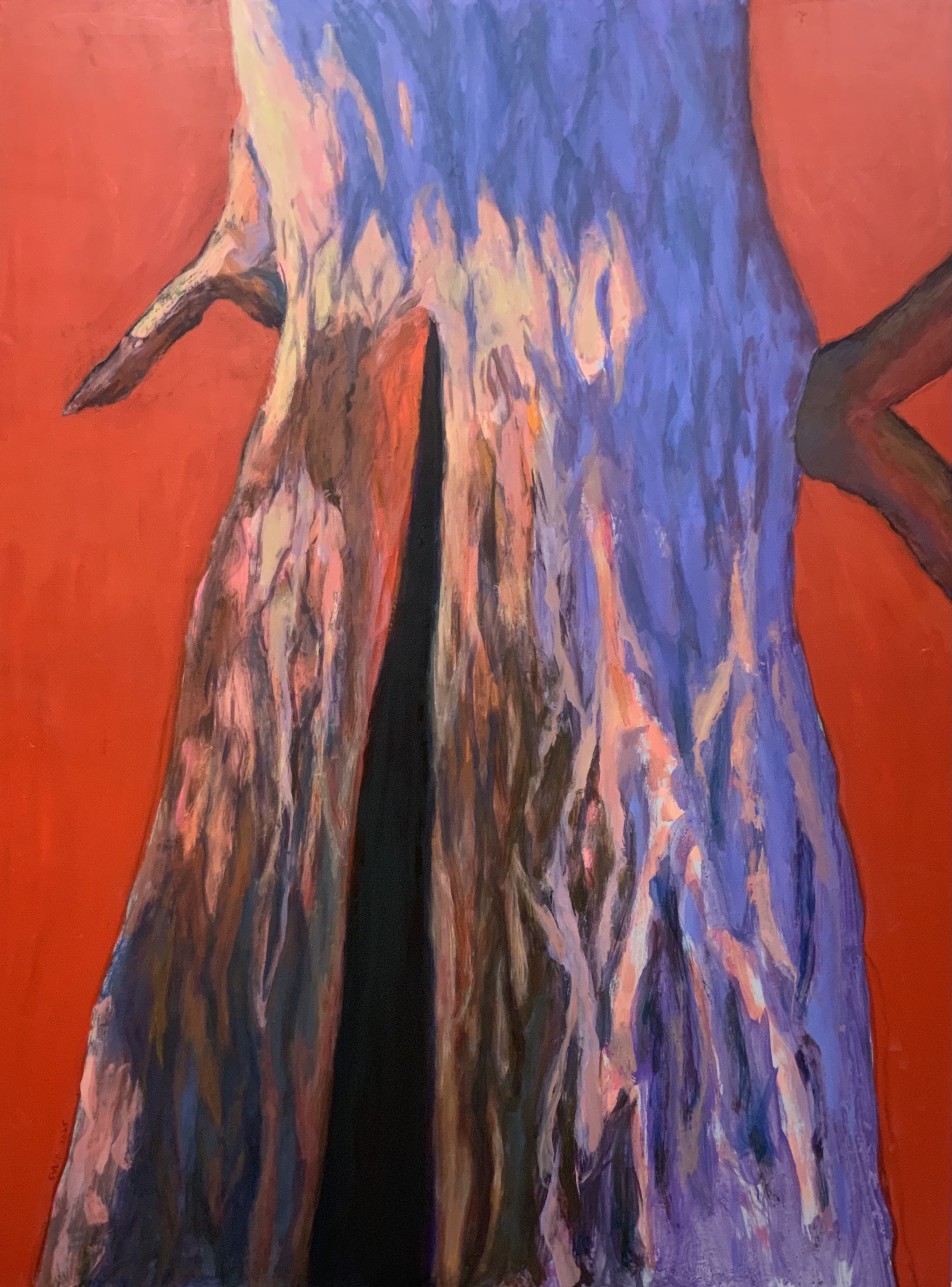 acrylic/panel. 4'x6'