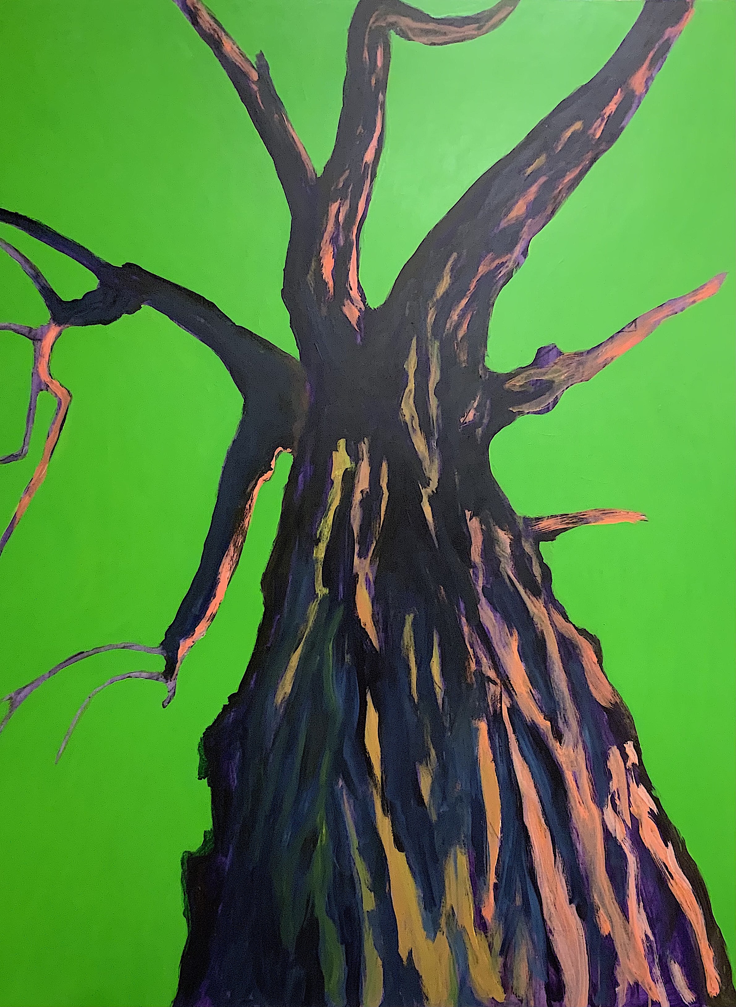 acrylic/panel. 4'x6'