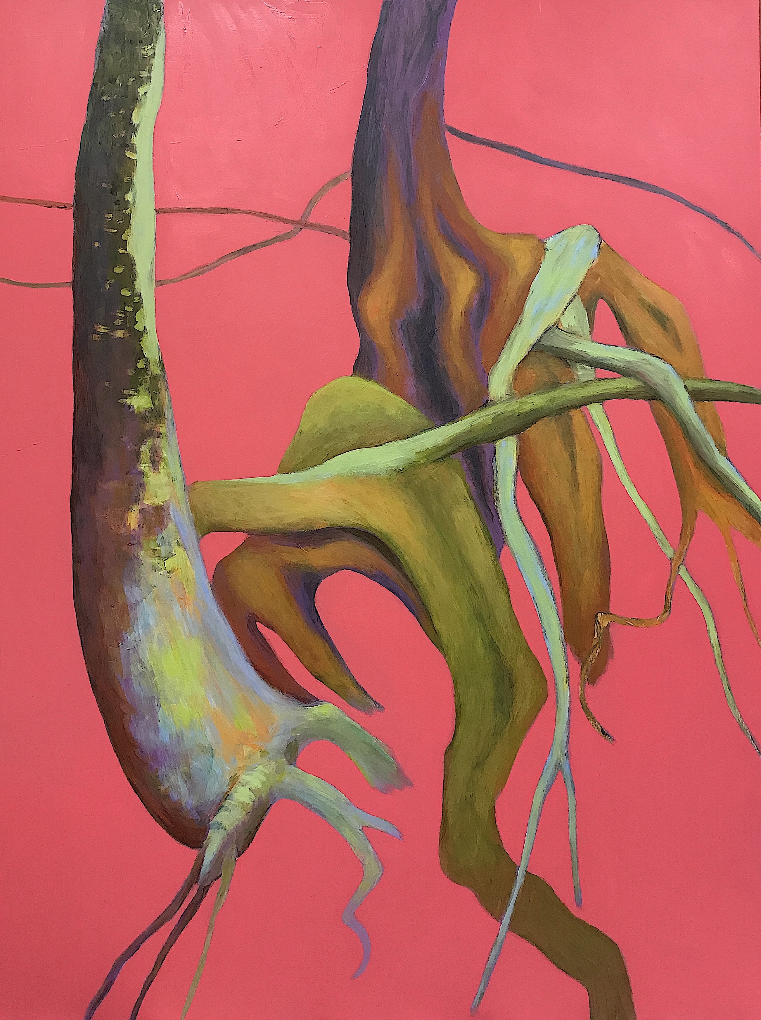 Drift acrylic/panel. 4'x6'